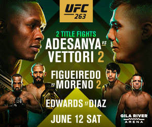 Watch UFC 263 at Wheeling Island on June 12, 2021